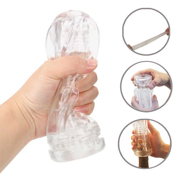 Cốc Thủ Dâm Silicone Trong Suốt Snail Cup Cao Cấp Nam Giới Cốc Thủ Dâm Silicone Trong Suốt Snail Cup Cao Cấp Nam Giới
