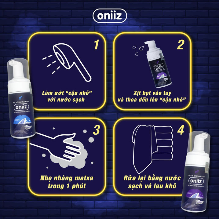 오니즈 남성 청결 폼, 자연성분 포함 순한 클렌저