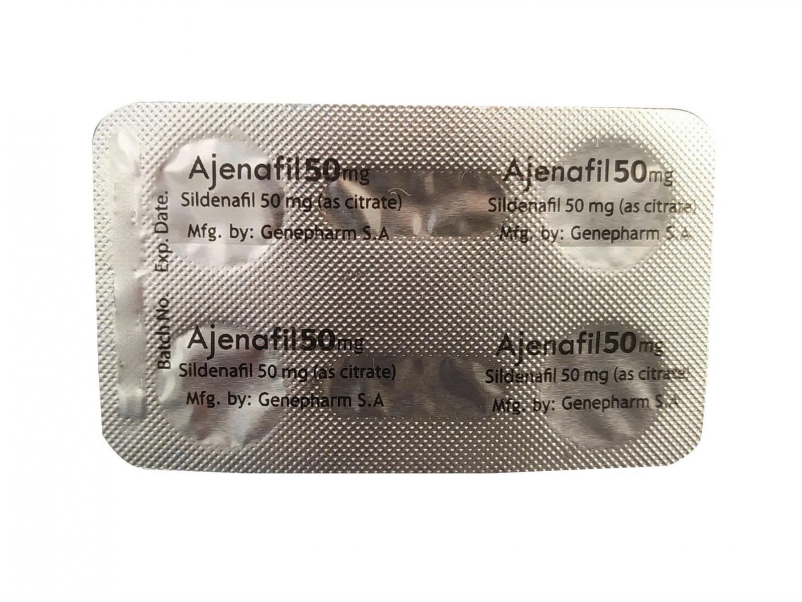  Bán Thuốc ngậm cương dương Ajenafil 50mg hương bạc hà giá rẻ