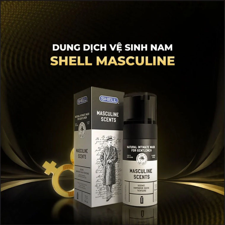 Shell Masculine bọt vệ sinh nam hương thơm dịu mát sảng khoái Shell Masculine bọt vệ sinh nam hương thơm dịu mát sảng khoái