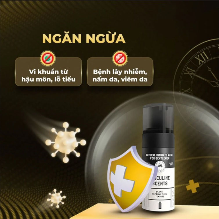 Shell Masculine bọt vệ sinh nam hương thơm dịu mát sảng khoái Shell Masculine bọt vệ sinh nam hương thơm dịu mát sảng khoái
