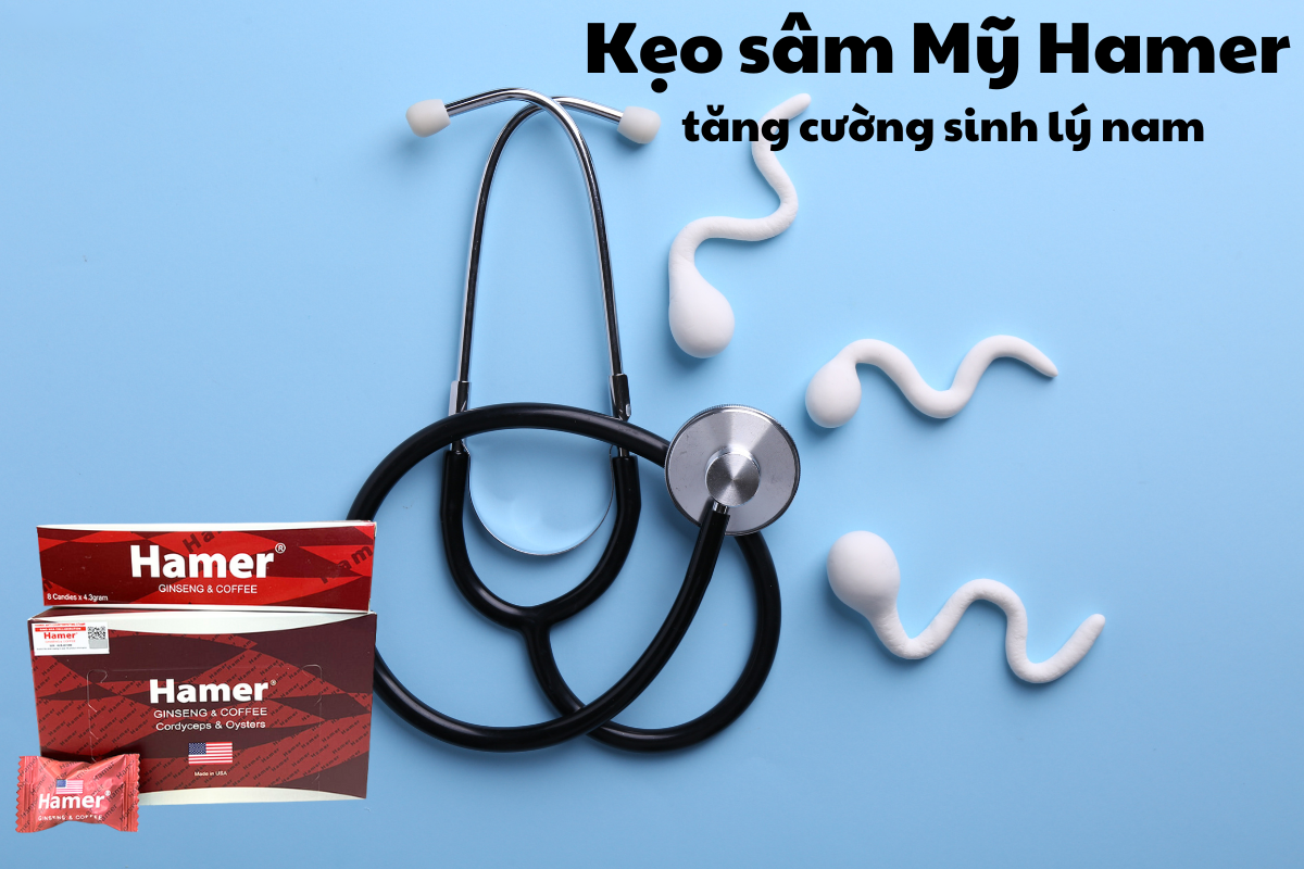 Kẹo sâm Hamer tăng cường sinh lực, hỗ trợ sức khỏe Kẹo sâm Hamer tăng cường sinh lực, hỗ trợ sức khỏe