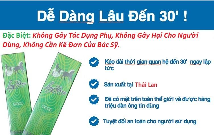 Chai xịt Long Time kéo dài quan hệ tăng khoái cảm hiệu quả