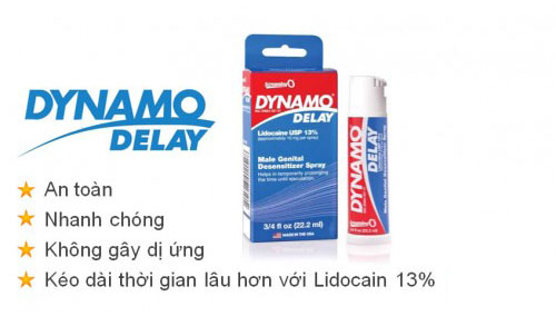  Đại lý Chai xịt chống xuất tinh sớm Dynamo Delay tốt nhất