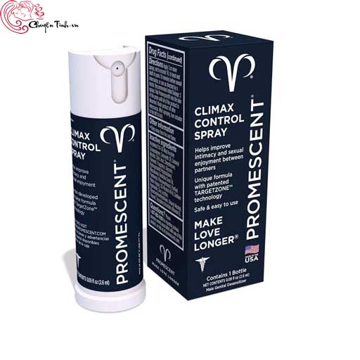 Promescent chai xịt giúp kéo dài thời gian quan hệ tăng khoái cảm