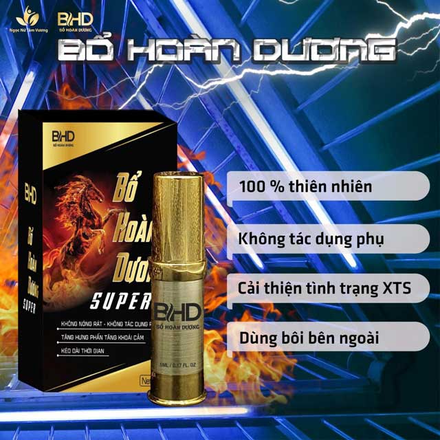 Chai Xịt Thảo Dược Bổ Hoàn Dương Super tăng cường sinh lực