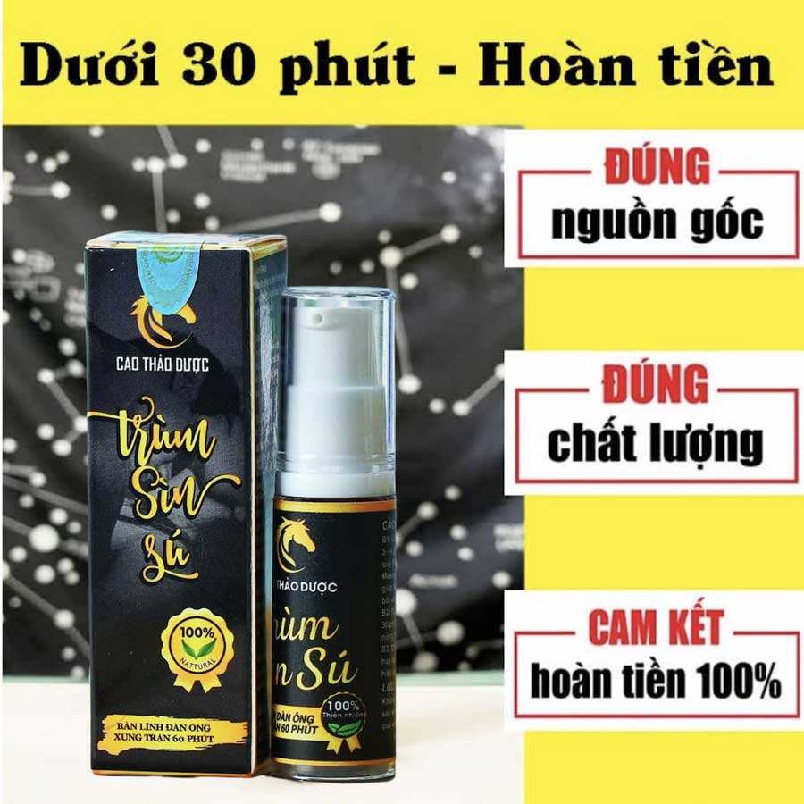 Sìn sú nước dạng xịt hiệu quả nhanh chóng giúp thư giãn
