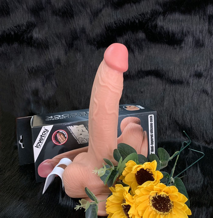 Dương Vật Cầm Tay Lovetoy Silicon Siêu Mềm Kích Thích Cực Đã