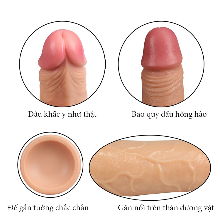 Dương vật silicon Nature Cock siêu mềm mịn 2 thớ bán chạy