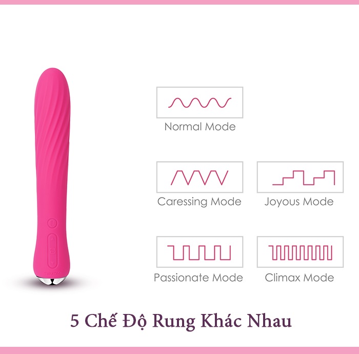 Que Rung Cao Cấp Kích Thích Điểm G Tê Mê Sưởi Ấm