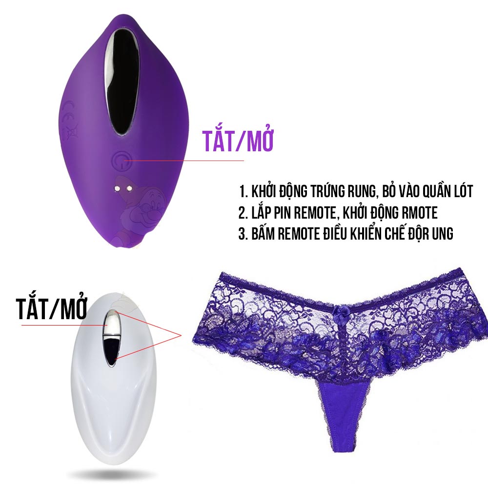 Quần chip rung cao cấp điều khiển từ xa, siêu độc đáo