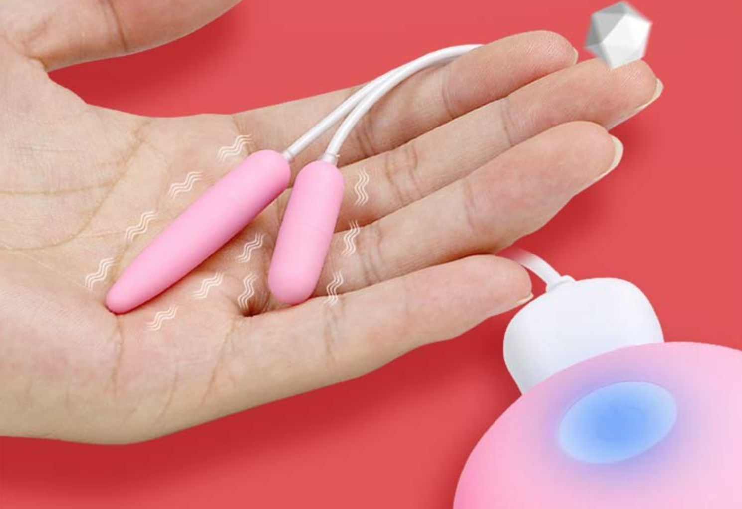 Trứng rung đôi mini Mirai USB sạc tiện lợi rung mạnh cực đã