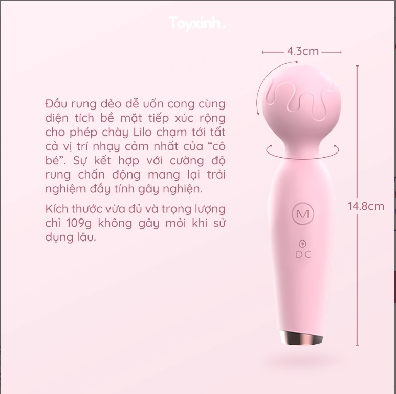 Chày Rung Lilo We Love Cực Mạnh Sảng Khoái Tận Hưởng Chày Rung Lilo We Love Cực Mạnh Sảng Khoái Tận Hưởng