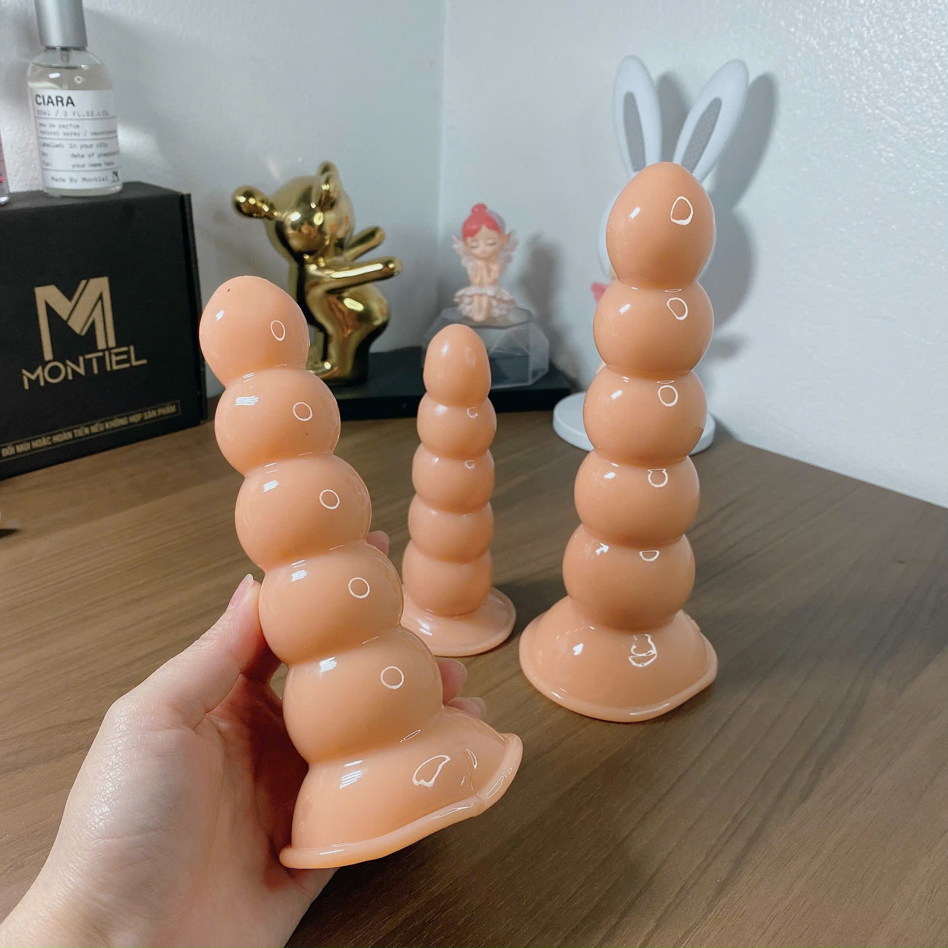 Plug hậu môn silicon mềm mại an toàn nhiều màu sắc đẹp