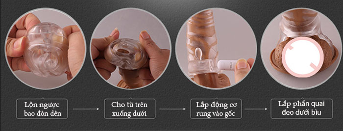 Sỉ Bao rung quy đầu massage kích thích dương vật 5 cục  mới nhất