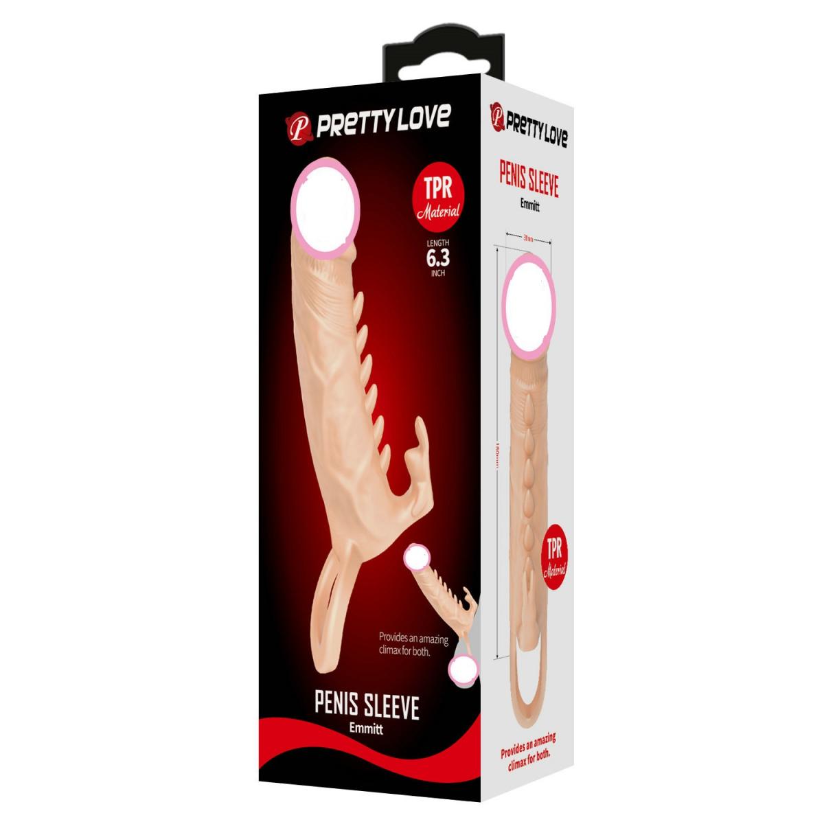 Bao cao su Đôn Dên Gai Pretty Love Emmitt chống tuột kích thích