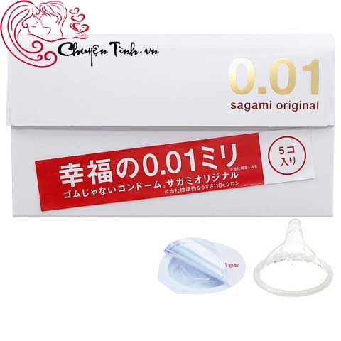 Sagami Original 0.01 siêu mỏng Đảm bảo an toàn Cảm giác thật