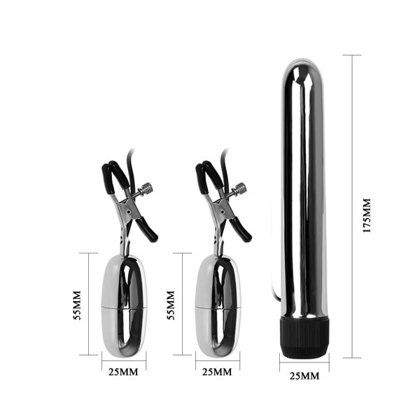Bộ Rung Điểm G Cao Cấp Kẹp Vú Kích Thích Tối Đa