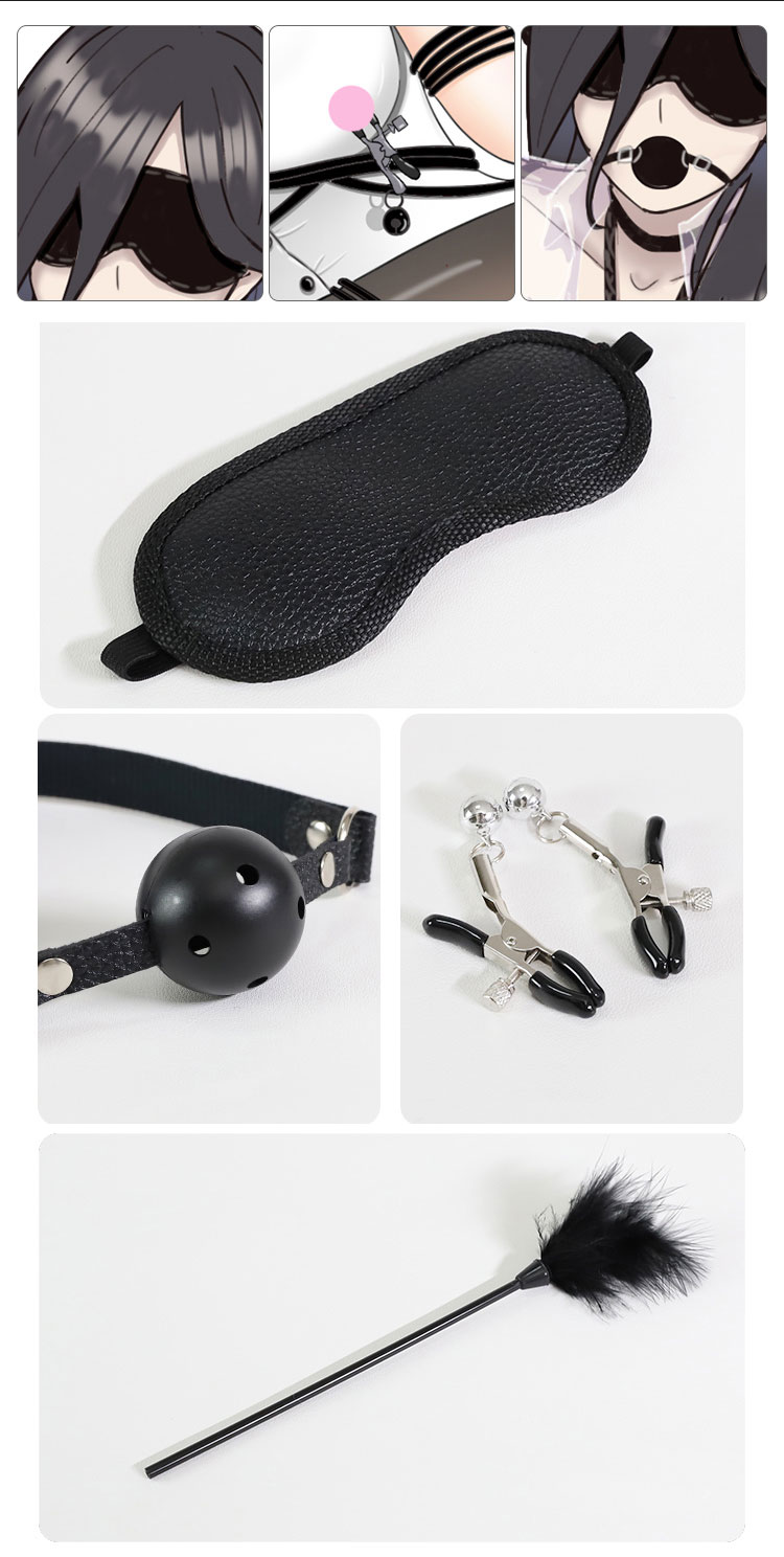  Mua Bộ Dụng Cụ BDSM JIUAI Dây Trói Roi Da 11 Món hàng xách tay
