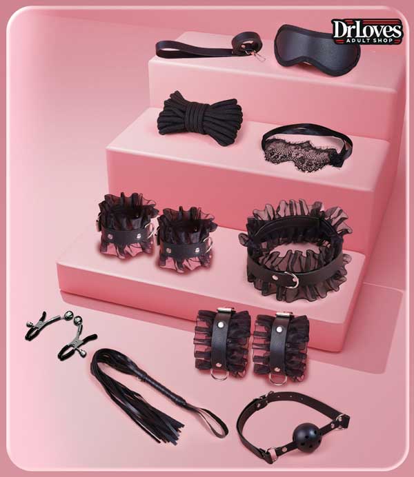 Bộ Dụng Cụ BDSM Trói Cô Hầu Gái Kích Thích Đầy Quyến Rũ