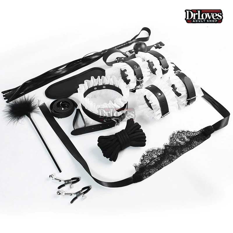 Bộ Dụng Cụ BDSM Trói Cô Hầu Gái Kích Thích Đầy Quyến Rũ