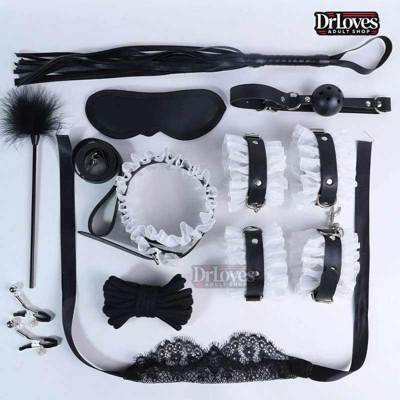 Bộ Dụng Cụ BDSM Trói Cô Hầu Gái Kích Thích Đầy Quyến Rũ