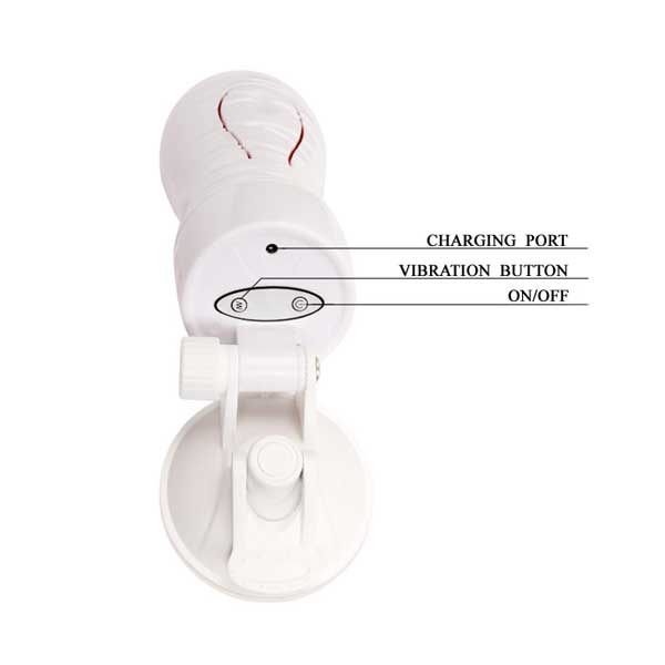  So sánh Âm Đạo Giả Dính Tường Crazy Bull White Flora Rung 12 Chế Độ chính hãng