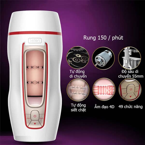  Review Âm Đạo Giả Leten Vagina Cup 4D – Bú Mút Tự Động 7 Chế Độ cao cấp