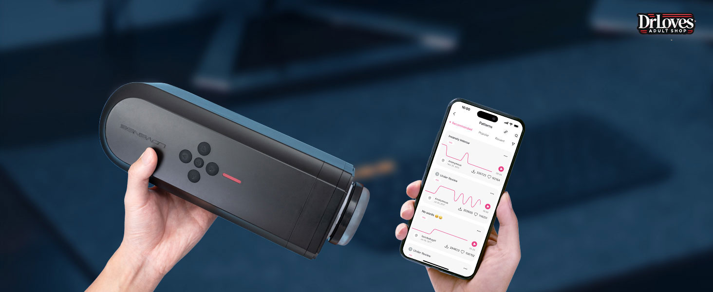 Máy Thủ Dâm Lovense Solace Cao Cấp Rung Mạnh Điều Khiển App
