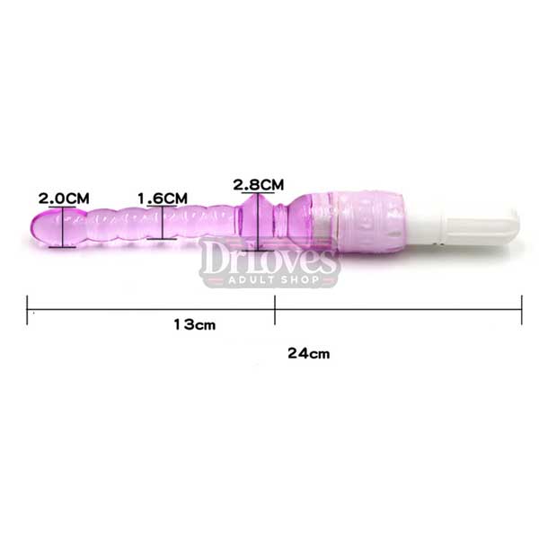 Que Rung Hậu Môn Silicon Mềm Mại Kích Thích Cực Sướng Pin AA