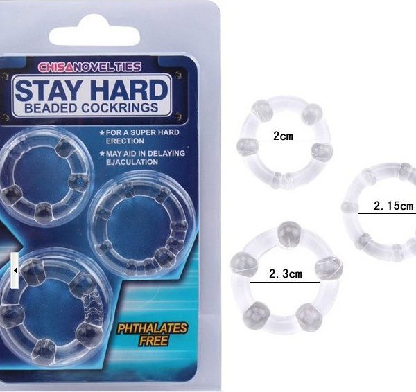  Bỏ sỉ Bộ 3 Vòng Đeo Stay Hard silicon – kéo dài thời gian cao cấp