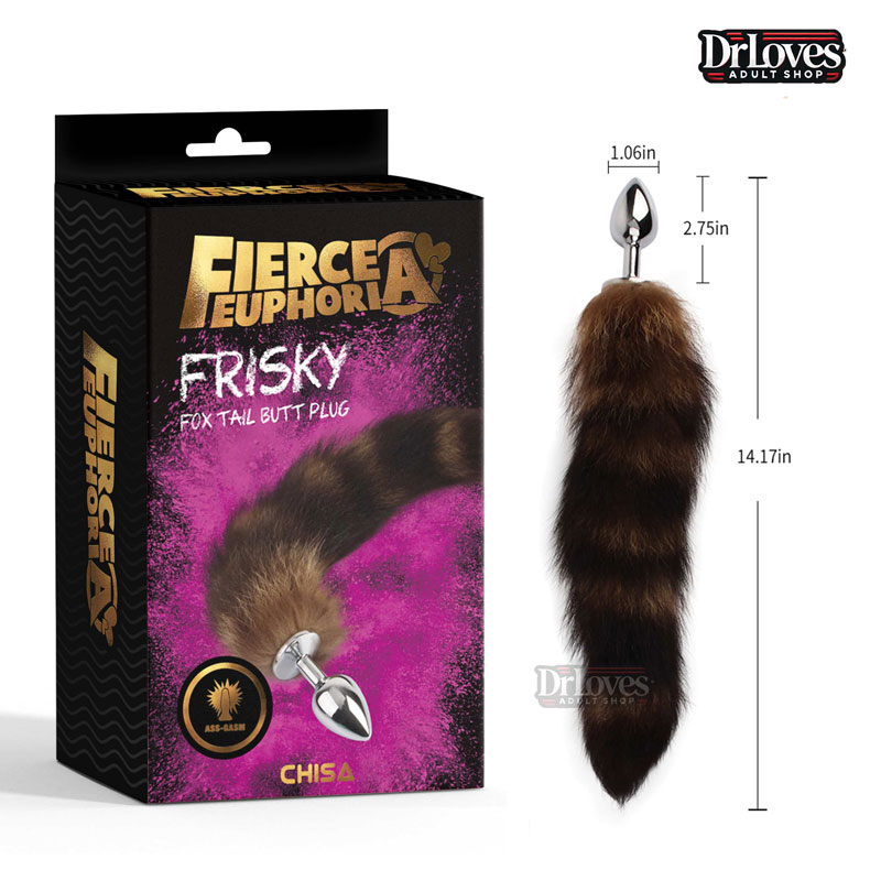  Review Phích Hậu Môn Inox Frisky Fox Tail Butt Plug Đuôi Cáo cao cấp