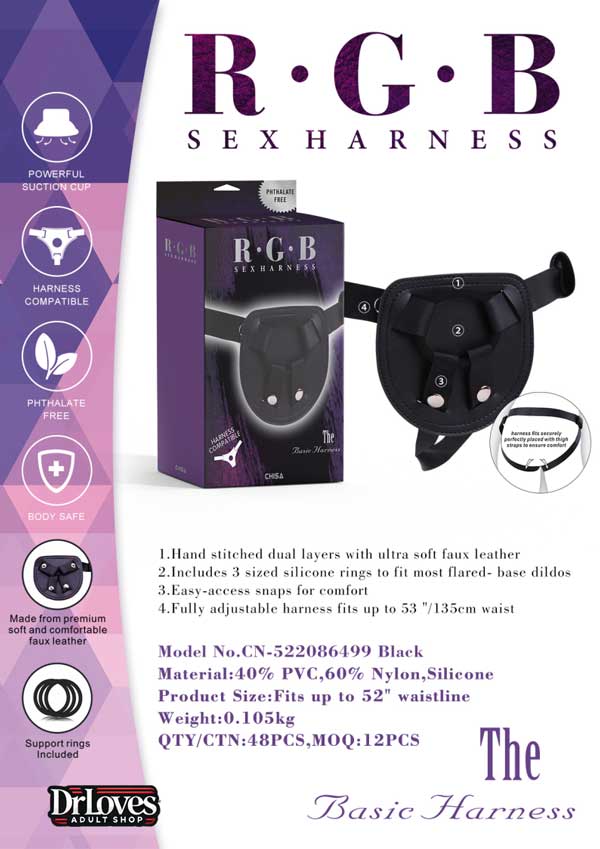  Sỉ Đai Đeo Dương Vật Chisa RGB The Basic Harness hàng mới về