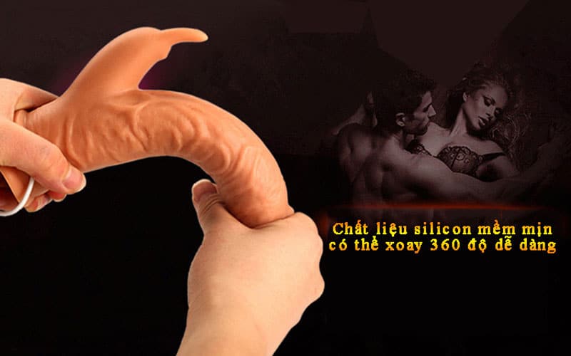 Dương Vật Giả Loving World Hít Tường Có Rung Ngoáy Tạo Nhiệt Mạnh