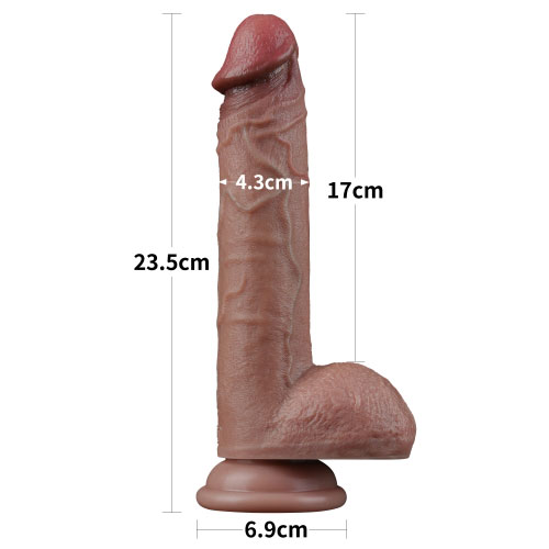  Sỉ Dương Vật Giả Siêu Khủng Lovetoy Nature Cock 9 inch Hít Tường Cao Cấp chính hãng