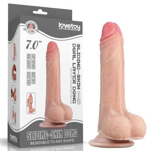  Bảng giá Dương Vật Giả Hít Tường Lovetoy Sliding Skin 7 inch Siêu Mềm Cao Cấp có tốt không?
