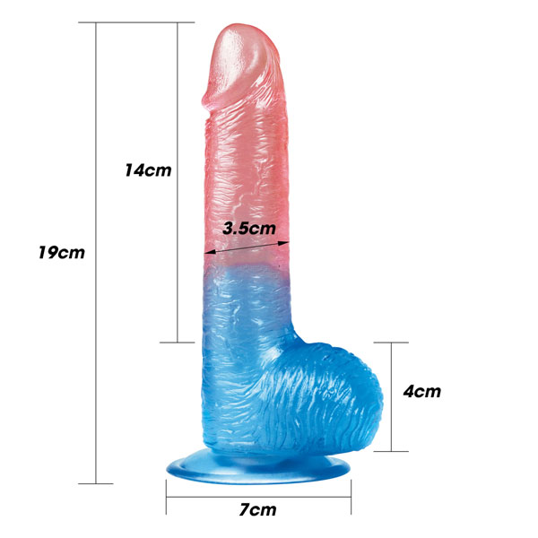  Giá sỉ Dương Vật Giả Hít Tường LoveToy Dazzle Studs 7.5″ Siêu Mềm mới nhất