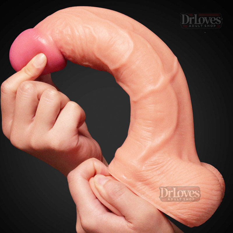 Dương Vật Giả Lovetoy 10 inch Silicon Bạch Kim Chuẩn Mỹ Mềm Mại