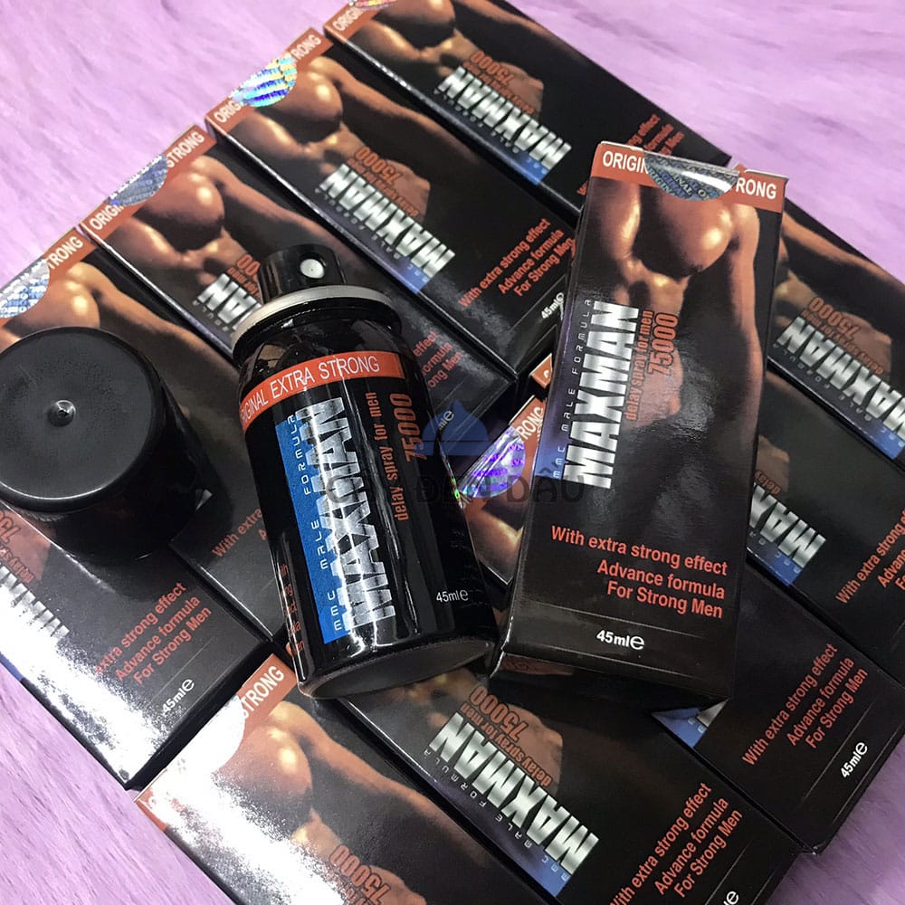  So sánh Chai xịt Maxman 75000 Đức – Chống Xuất Tinh Sớm – Hiệu quả nhanh giá rẻ