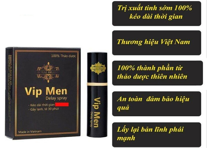  Kho sỉ Chai Xịt Vip Men – Kéo Dài Thời Gian Chính Hãng VN hàng xách tay