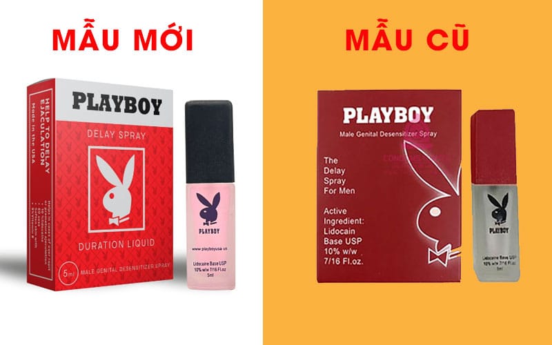  Sỉ Chai Xịt Playboy Đỏ – chống xuất tinh – chai 5ml nhập khẩu