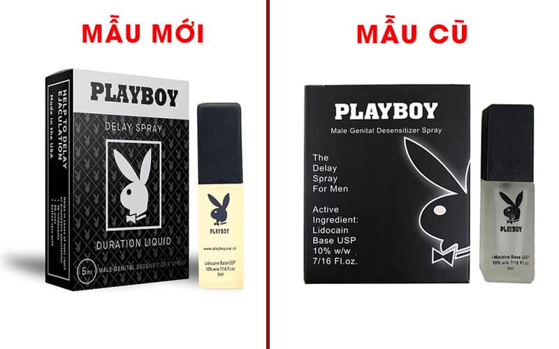 Cung cấp Chai xịt Playboy màu đen Mỹ – Kéo dài thời gian – Chai 5ml giá rẻ