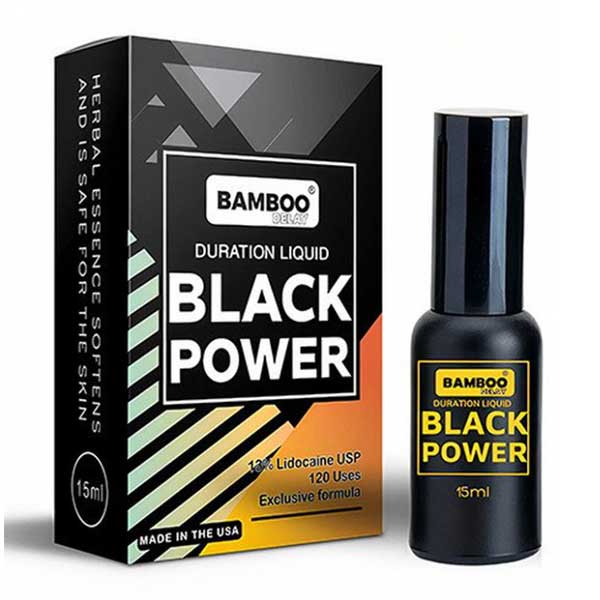 Xịt BAMBOO BLACK POWER USA 15ML trị xuất tinh sớm tăng khoái cảm