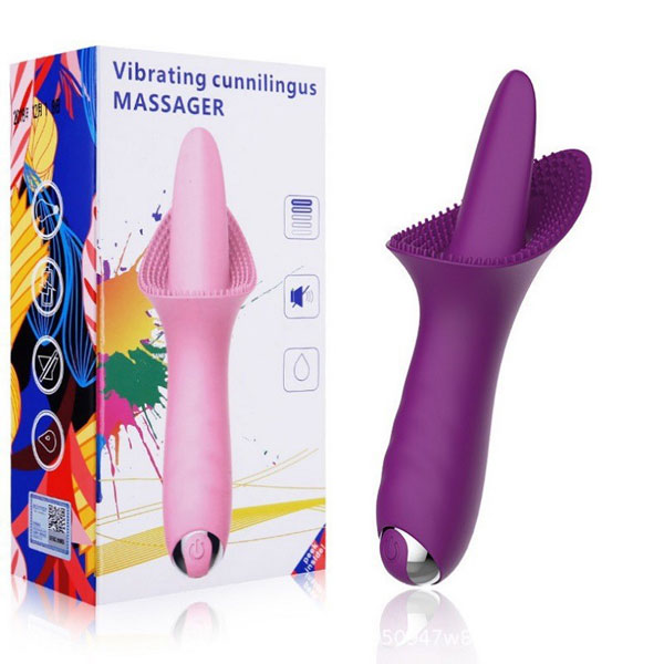 Bỏ sỉ Lưỡi Liếm Âm Đạo Vibrating Massager Cao Cấp Gai Mềm 10 Chế Độ cao cấp