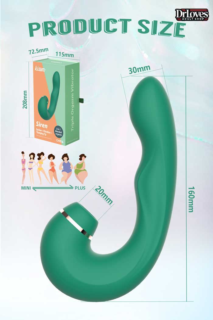  Mua Máy Rung Kích Thích Kissen Siren 3in1 Rung + Thụt + Hút tốt nhất
