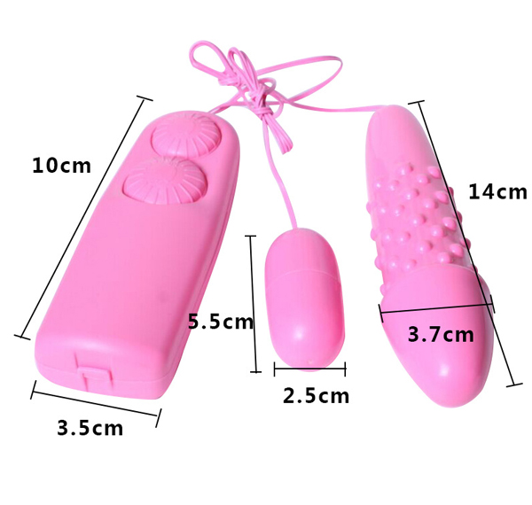 Trứng Rung Gai Hai Đầu Đa Chế Độ Kích Thích Cực Mạnh