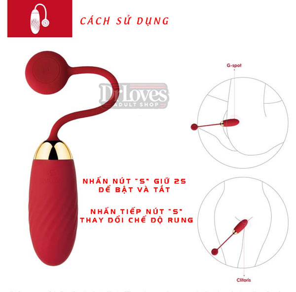 Trứng Rung Svakom ELLA 11 Chế Độ App Điều Khiển Từ Xa