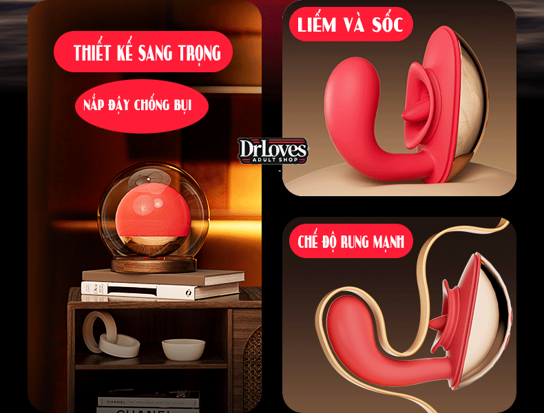 Đánh giá Trứng Rung JI YU Mặt Trăng Rung 10 Chế Độ Rung Liếm giá sỉ