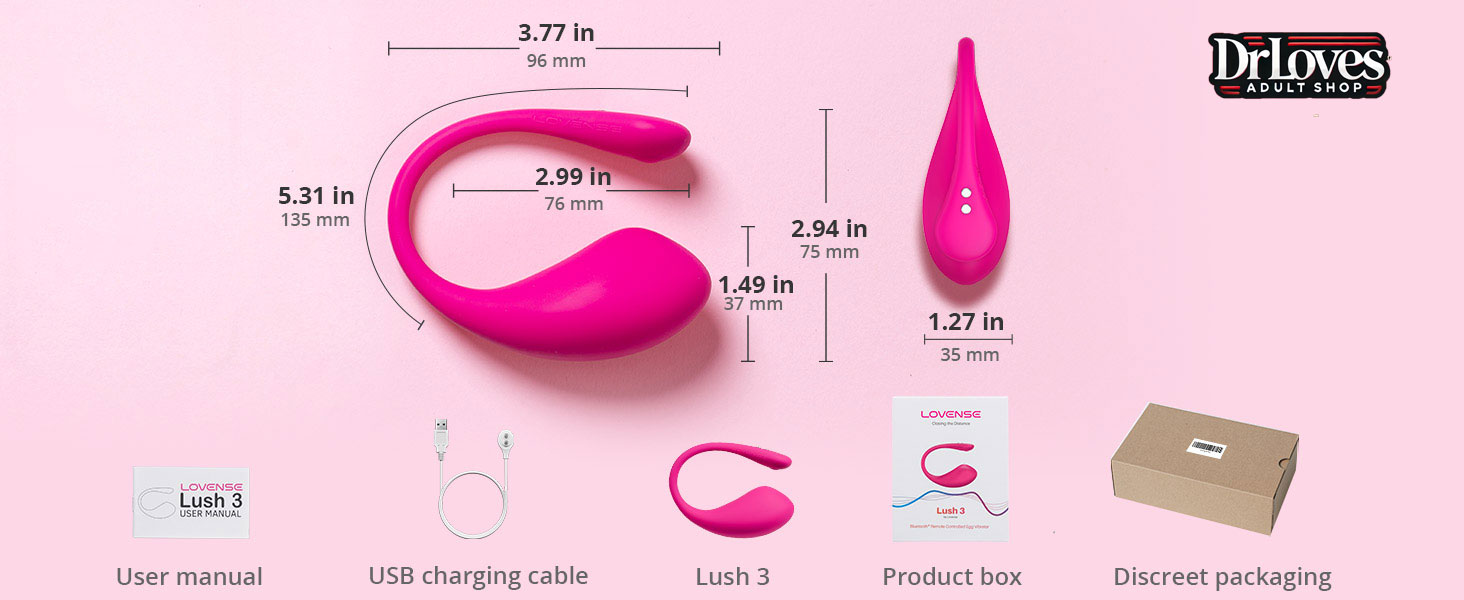  Bán Trứng Rung Lovense Lush 3 Connect to App Worldwide chính hãng