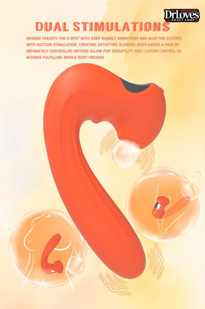  Review Máy Rung Massage Kissen Kraken Rung Hút Kích Thích giá sỉ